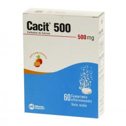 Cacit 500 mg tube(s) de 60 comprimés