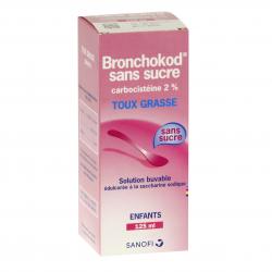 Bronchokod sans sucre enfants 2 pour cent flacon de 125 ml