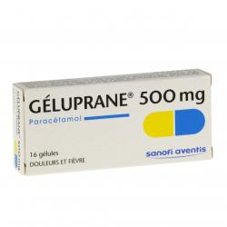 Géluprane 500 mg boîte de 16 gélules