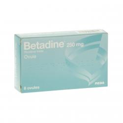 Bétadine 250 mg boîte de 8 ovules