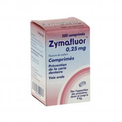 Zymafluor 0,25 mg flacon de 200 comprimés