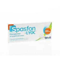 Spasfon lyoc 80 mg boîte de 10 lyophilisats