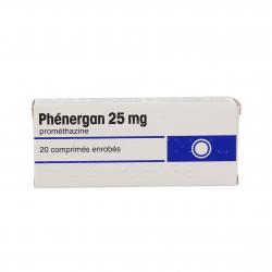Phénergan 25 mg boîte de 20 comprimés