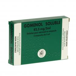 Gomenol Soluble 82,5 mg/5 ml boîte de 5 ampoules