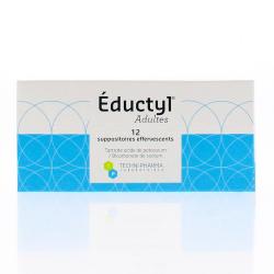 Eductyl adultes boîte de 12 suppositoires