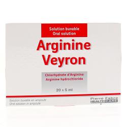 Arginine veyron boîte de 20 ampoules