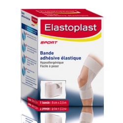 ELASTOPLAST Sport Bande adhésive élastique 8cm x 2,5m
