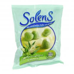 SOLENS Gommes à l'eucalyptus menthol sachet de 100g