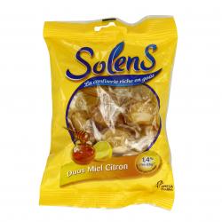 SOLENS Sucre cuit duo miel-citron sachet de 100g