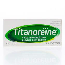 Titanoréine boîte de 12 suppositoires
