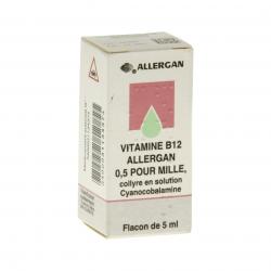 Vitamine B12 allergan flacon de 5 ml