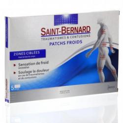 SAINT-BERNARD Patchs froids traumatismes et contusions boîte de 5