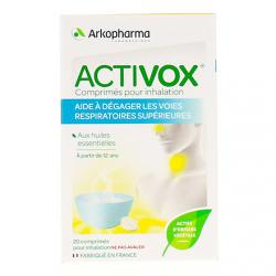 ARKOPHARMA Activox pour inhalation boîte de 20 comprimés