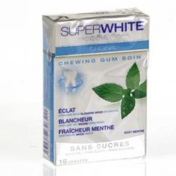 SUPERWHITE Original gommes à macher Menthe boîte 25g