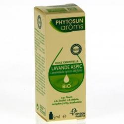 PHYTOSUN Arôms Huille essentielle bio de Lavande aspic flacon 5ml
