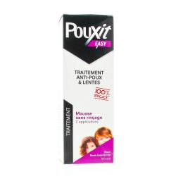 POUXIT Easy mousse légère sans rinçage anti-poux & lentes flacon 100ml