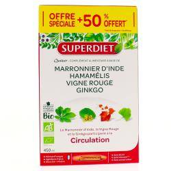 SUPERDIET Quatuor circulation boîte de 20 ampoules + 10