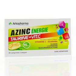 ARKOPHARMA Azinc énergie taurine + vitamine C boîte de 30 comprimés