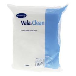 Vala Clean gants de toilette à usage unique 50 pièces