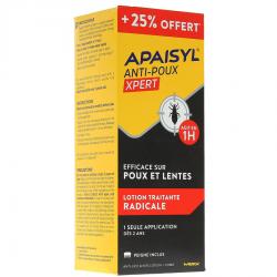 APAISYL Xpert 100% radical lentes & poux flacon 200ml + peigne