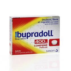 IBUPRADOLL Ibuprofène 400 mg comprimé pelliculé