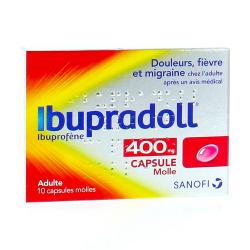 IBUPRADOLL Ibuprofène 400mg capsule molle
