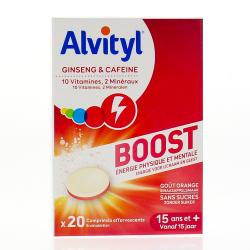 ALVITYL Boost - Effervescent goût orange 20 comprimés