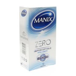 MANIX Zero Imperceptible x 12 préservaifs