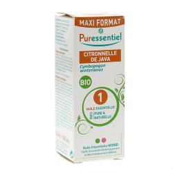 PURESSENTIEL Citronnelle de Java BIO MaxiFormat flacon 30ml