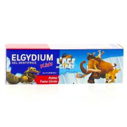 ELGYDIUM Gel dentifrice l'âge de glace kids arôme fraise givrée tube 50 ml