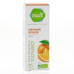 PHARMASCIENCE Huile essentielle d'Orange douce  bio flacon 10 ml