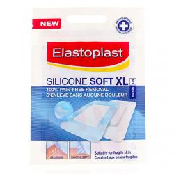 ELASTOPLAST Silicone Soft XL Pansements 72 mm/50mm x 5