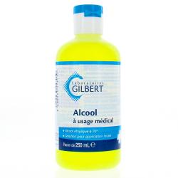 Alcool à usage médical 70° GILBERT flacon 250ml