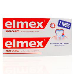 ELMEX Dentifrice protection caries lot de 2 tubes de 125ml