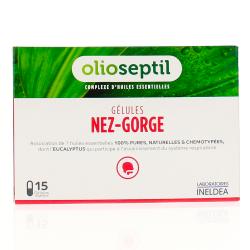 OLIOSEPTIL Gélules nez-gorge boîte 15 gélules