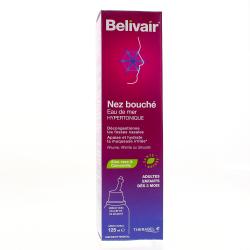 BELIVAIR Nez bouché eau de mer hypertonique 125ml