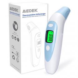 MEDEK Thermomètre Infrarouge mesure frontale