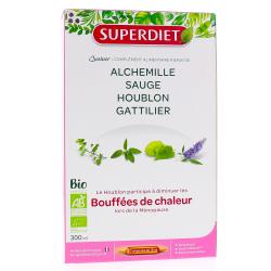 SUPERDIET Quatuor Bouffées de Chaleur 20 Ampoules de 15ml