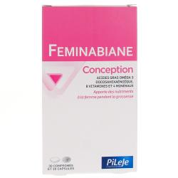 PILEJE Feminabiane Conception 30 comprimés + 30 capsules