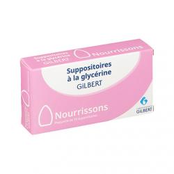 GILBERT Suppositoires à la glycérine nourrissons boîte de 10