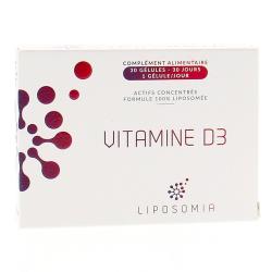 LIPOSOMIA Vitamine D3 30 gélules