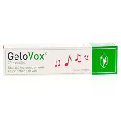 GELOVOX Pastilles contre les enrouements et les extinctions de voix x20
