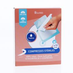 SOINEO Compresses stérilles gaze 5x5cm x10