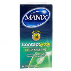 MANIX CONTACT ALOE ultra sensitive X14