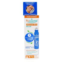 PURESSENTIEL Roller maux de tete aux 9 huiles essentielles roller 10ml