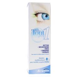 ARGANE VISION Tout en 1 Solution multifonctions pour lentilles souples flacon 350ml