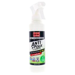 CINQ SUR CINQ Spray environnement anti poux et lentes Spray 250ml