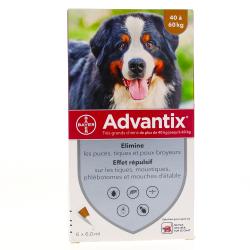 ADVANTIX antiarpasitaire grands chiens pipettes 6 x 6ml