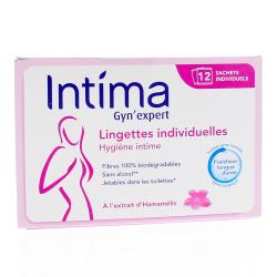 INTIMA Gyn'expert Lingettes individuelles x12 sachets individuels