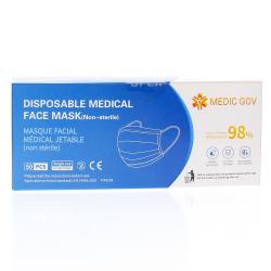 Masques Chirurgicaux médical jetables non stériles Type 2R boite de 50